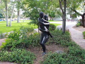 john waddell mother and child sculpture